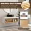 Ensemble de meuble-lavabo mural simple 36 po avec lavabo rond en céramique-129885361