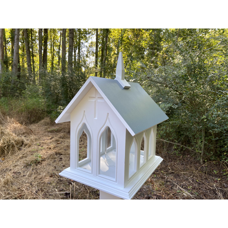 Mangeoire d'oiseaux décorative Flara, Vert