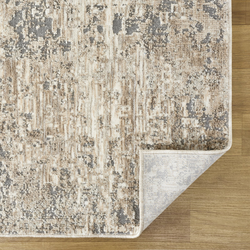 Hemingford Area Rug in Gray, Beige/Gray, Rectangle 8'9" x 11'10"