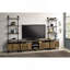 Meuble télé 2 tablettes Rustic Oak