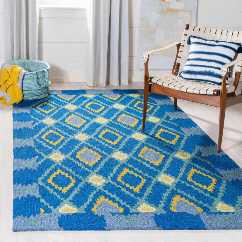 Bowden Hand Hooked Performance Southwestern Rug, Rectangle 8' x 10'