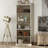 81.7'' H 5-Tier Display Case Curio Cabinet With Glass Doors