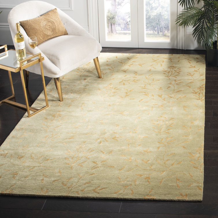Candelo Soho Hand Tufted Wool And Viscose Floral Rug