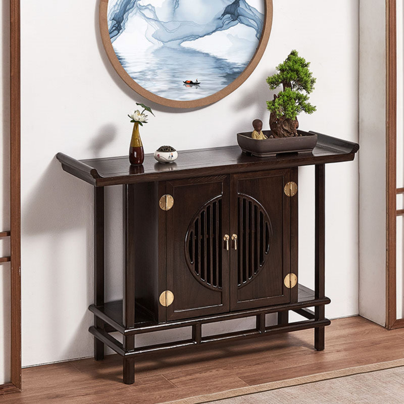 Armoire de véranda décorée classique