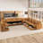 Zendajas Faux Leather U-Shaped Sectional-961381302