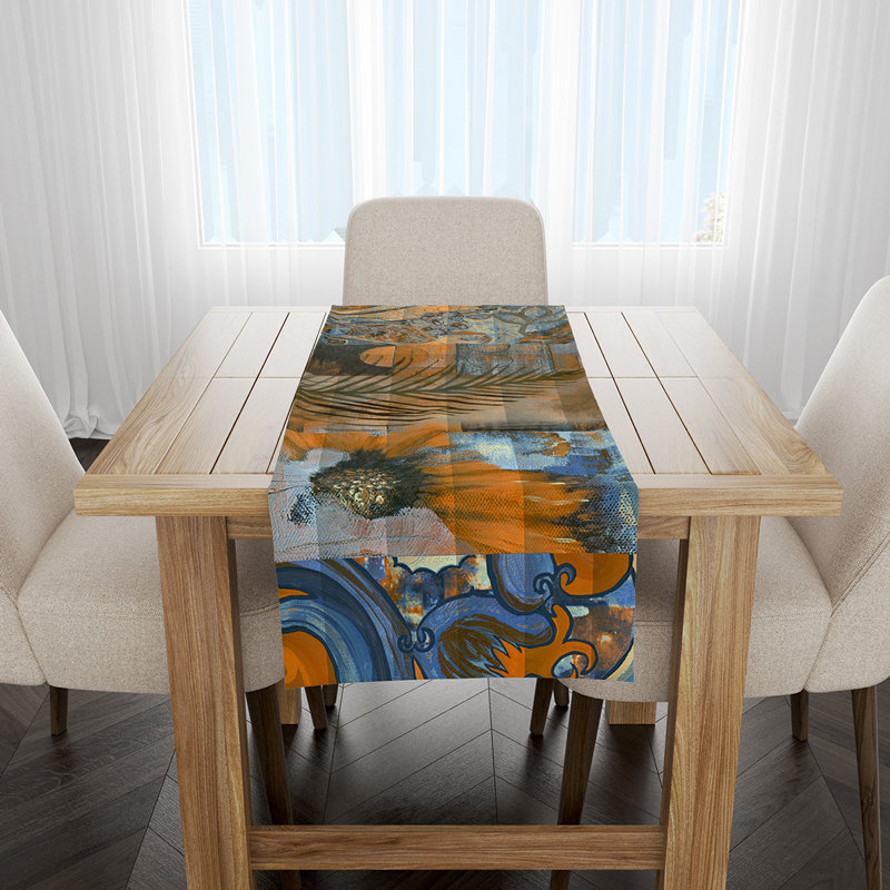 Traskwood Abstract Table Runner