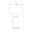 Lighting, H 28 po, lampe de table, métal noir, abat-jour beige, contemporain