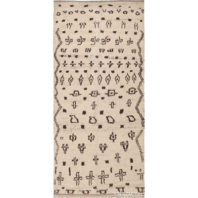 Tapis marocain rétro Beni Ourain