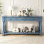 Console Console de 63 po de long avec tiroirs et tablette pour le vestibule, le couloir et le salon-130067120
