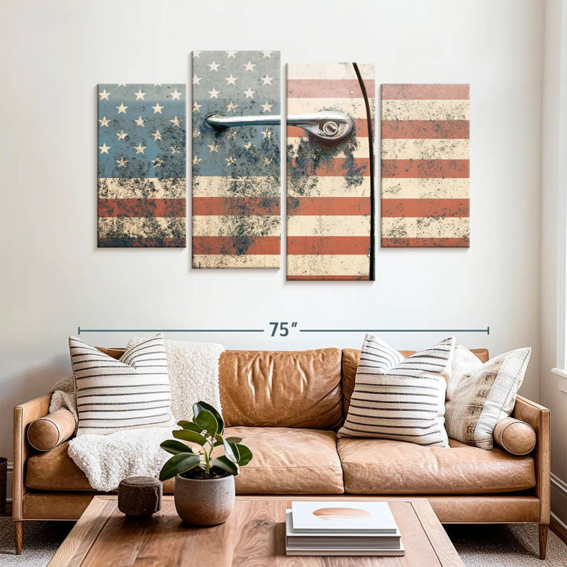 Borges American Flag Car