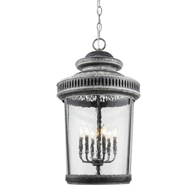 Lustree géométrique 6 lumières lanterne Abramo