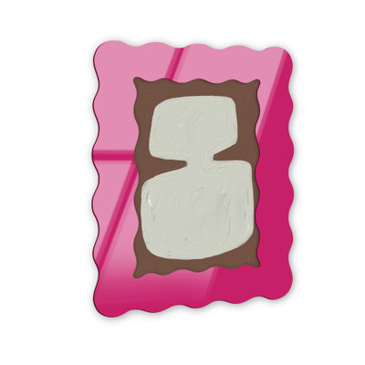 Chocolate Cream Acrylic Wall Frame by NOTORIART