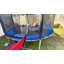 Trampoline de cour arrière avec enceinte de sécurité Sumij