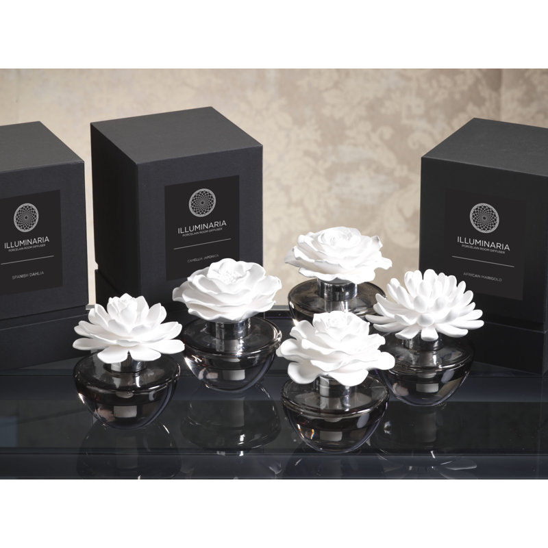 Illuminaria Porcelain Diffuser, Laurel Magnolia Fragrance