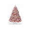 4.5FT/6FT/7.5FT  Pencil Christmas Tree, Slim Artificial Pre-Lit Skinny Xmas Tree with Realistic Branch Tips & Sturdy Metal Stand for Home, Office, Party-1440140367