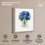 "Blue Bouquet II", reproduction d'art sur toile encadrée-7323379-7323138