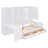 Wooden Daybed With Three Drawers, And All-In-One Cabinet, Desk And Shelves-115662290-115662291