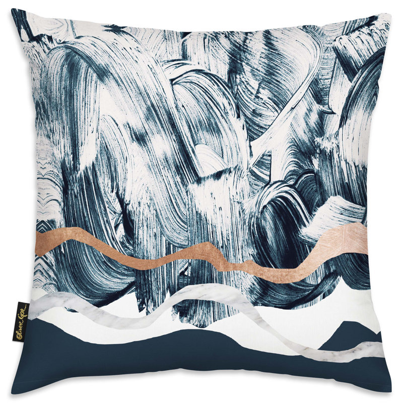 Coussin décoratif en microsuède Damilola