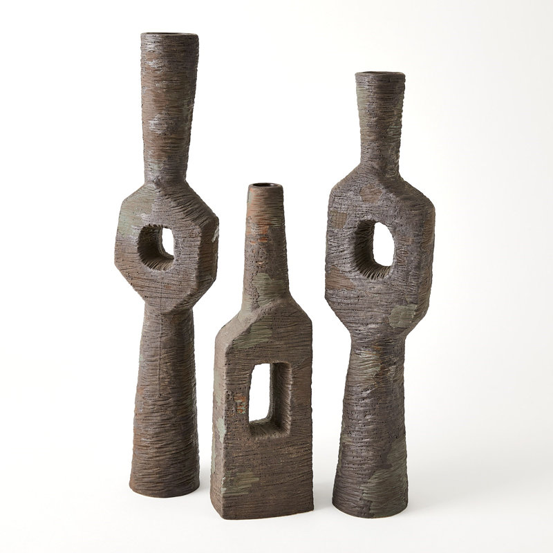 Ebba Vase-Rugged Brown-Sm