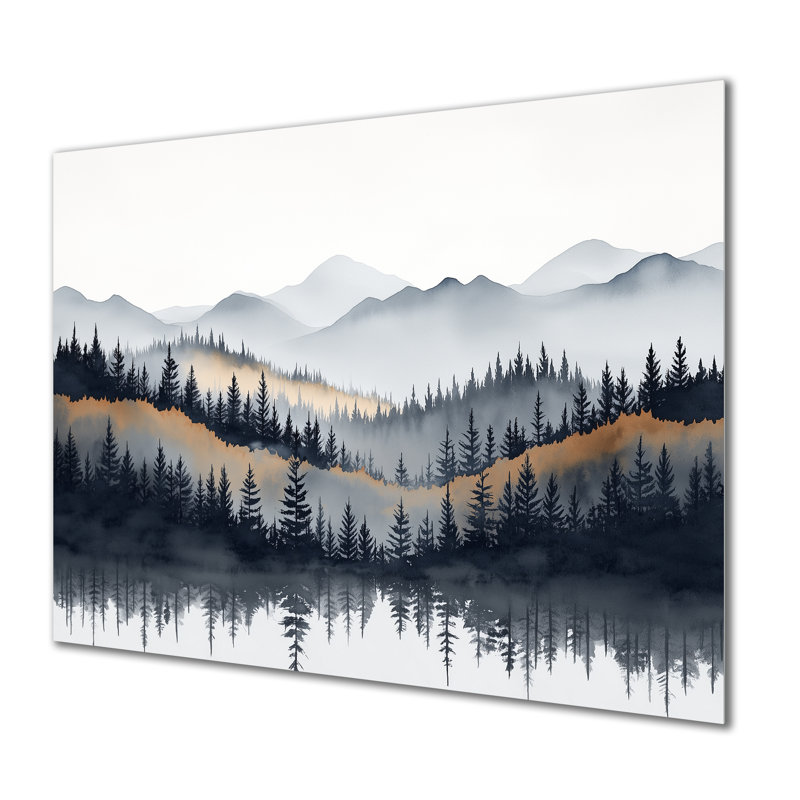 Burand V - Décoration murale Wilderness, imprimée sur métal, H 12 po x l 20 po