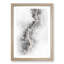 Road Through a Winter Forest - Picture Frame Graphic Art Print-56864028-56864029