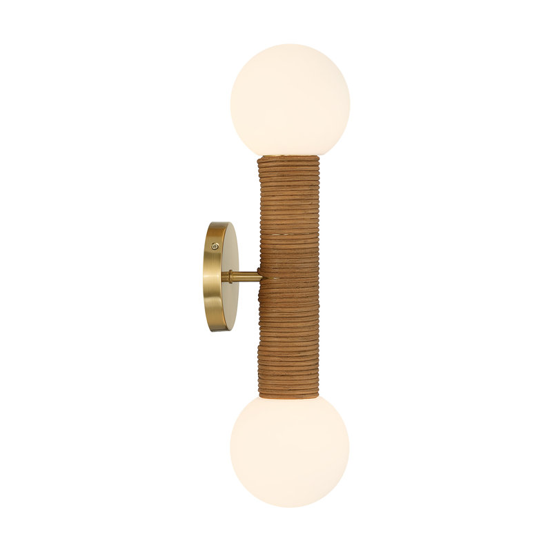 Jarrell 2-Light Wall Sconce , Matte Black