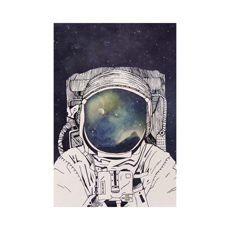 Dreaming Of Space, 20.32 cm H x 30.48 cm W, Wrapped Canvas