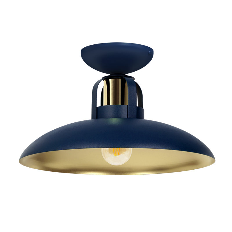 Shymier Semi Flush Mount, Blue