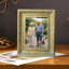 Cadre photo mural 11 pièces x 11 po or antique 11 po pour présentation de photos de mariage-131235845-131235848-131235849