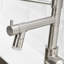 Robinet de cuisine à DEL avec tirette, couleur nickel brossé, levier simple, rotation de 360 degrés, robinet contemporain double, options de réglage rétractable