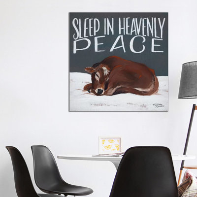 Sleep in Heavenly Peace 1 Piece Wrapped Canvas Wall Art