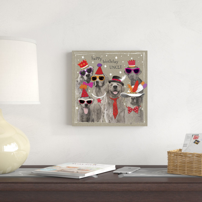 Fancypants Cool Dogs VII, H 12 po x l 12 po x P 1,25 po