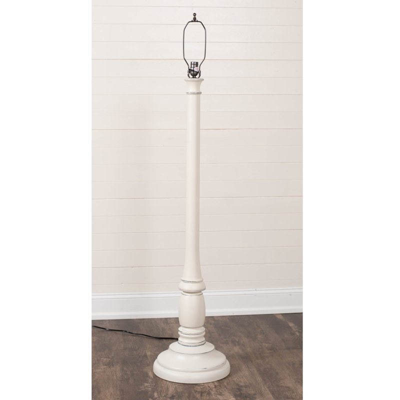 Randalle 59'' Traditional Floor Lamp, Rustic White