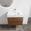 Meuble-lavabo mural 30 po avec lavabo en résine, 2 tiroirs à fermeture en douceur-125539364-125539363