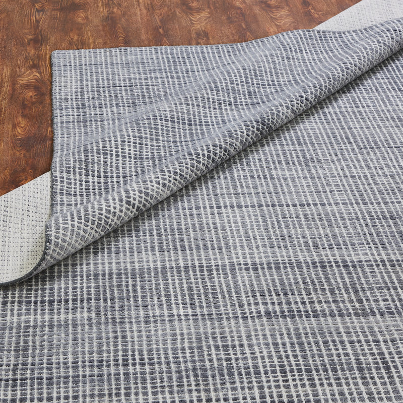 Pinebrook Handmade Wool Area Rug, Rectangle 6' x 9'