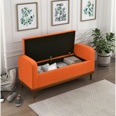Banc de rangement Mid-Century