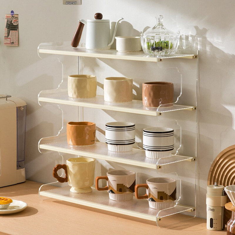 Bamboo Desk Organiser, white