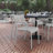 Melmack Commercial Grade Steel Indoor-Outdoor Stackable Chair with 2 Slats and Arms-365188096-398416684