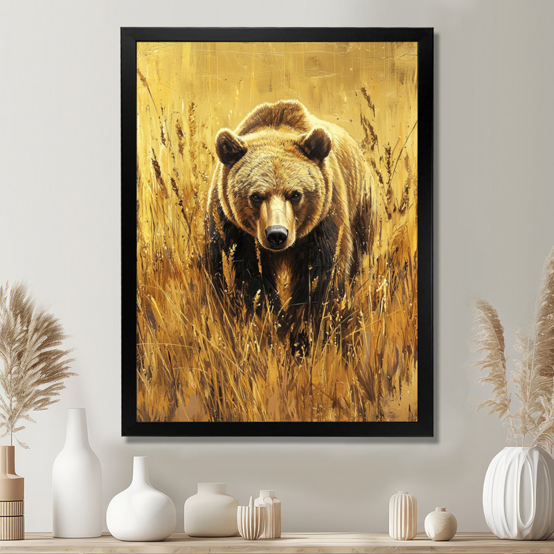 Alachua - animaux, art mural sur toile, Noir, H 20 po x l 12 po, Reproduction encadrée d'une seule photo