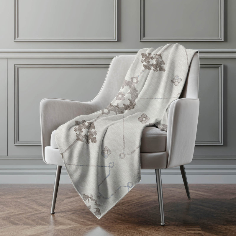 Jeté en sherpa Addison, Taupe