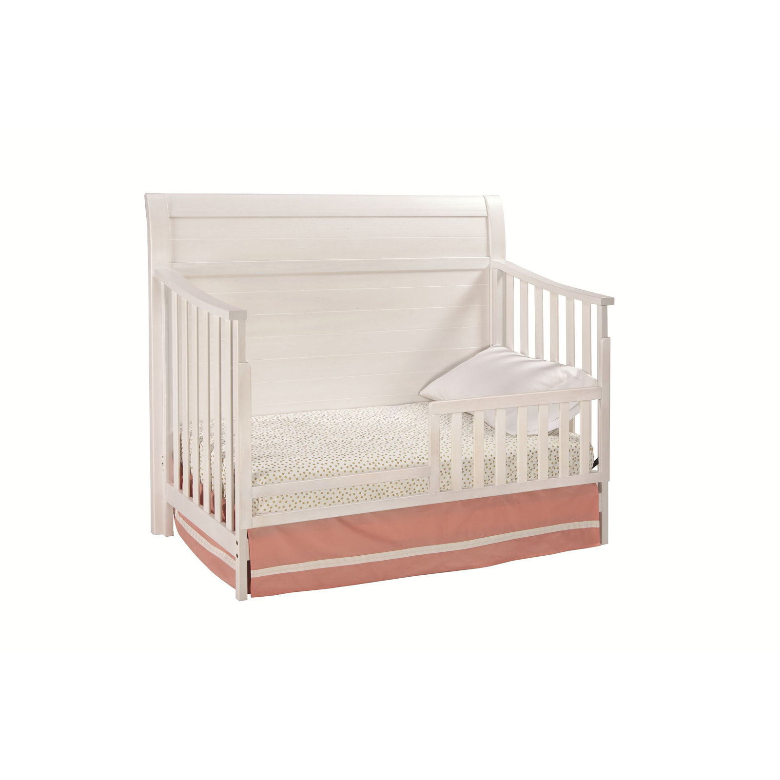 Mabank 3 -in-1 Convertible Crib, Sea Shell White