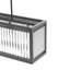 Lustre rectangulaire à 5 lumières Shumena