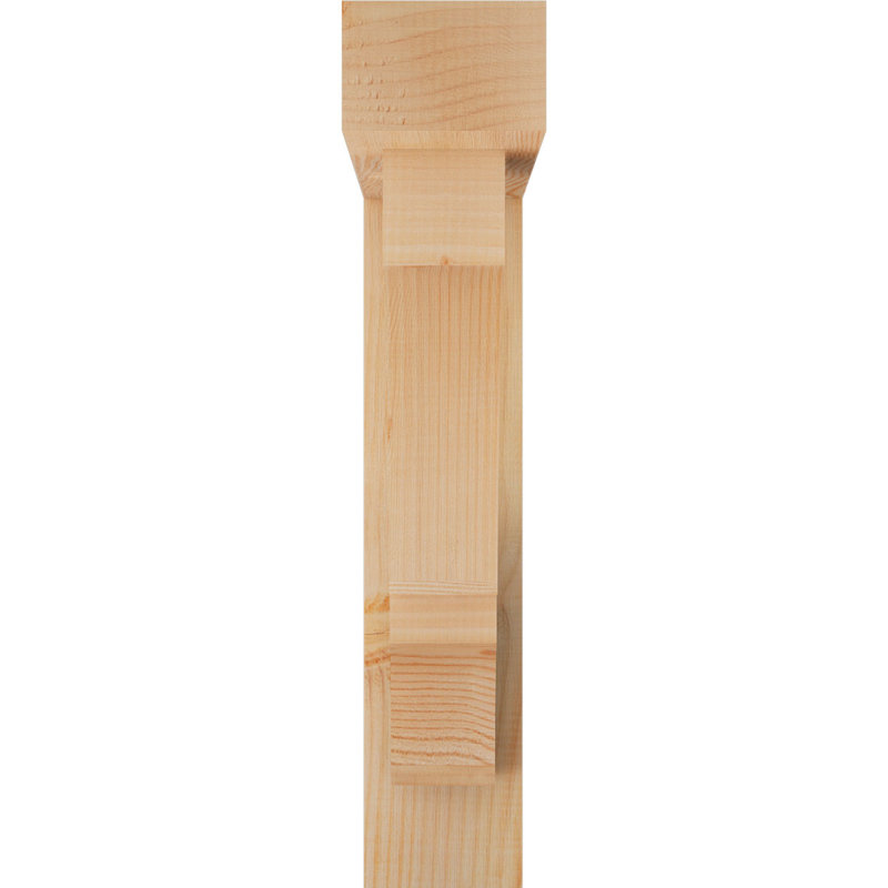 Support de bloc Balboa avec entretoise décalée, 28 x 24, Sapin Douglas de l 5 1/2 po (lisse)