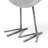 Off White Resin Bent Bird Sculpture