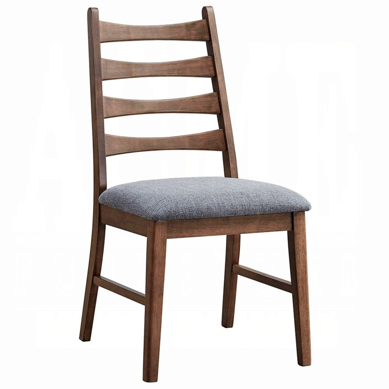 Ensemble de 2 chaises de salle à manger rembourrées pour la maison, Gris foncé
