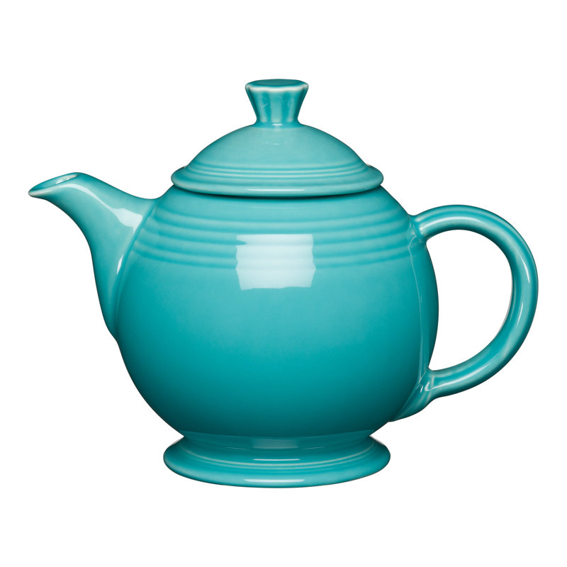 Théière couverte Fiesta 44 oz, Turquoise