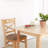 Emalie 29.5" Square Solid Wood Dining Table-88972602