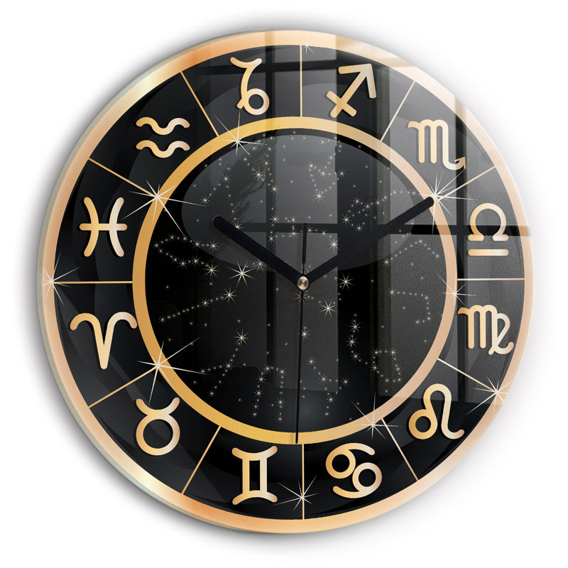 Glass Wall Clock