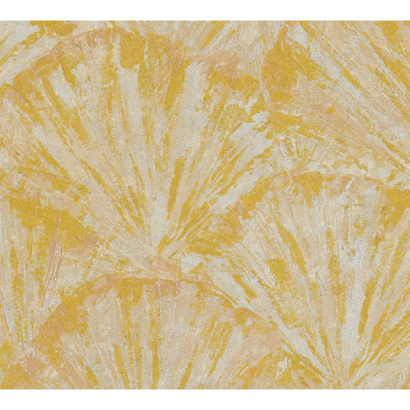 Galerie Horizon Wide Fan Wallpaper, Yellow