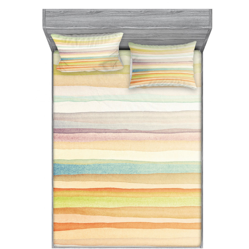 Microfiber Sheet Set, Full Sheet Set with Fitted Sheet
